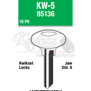 Kw5 House Keys