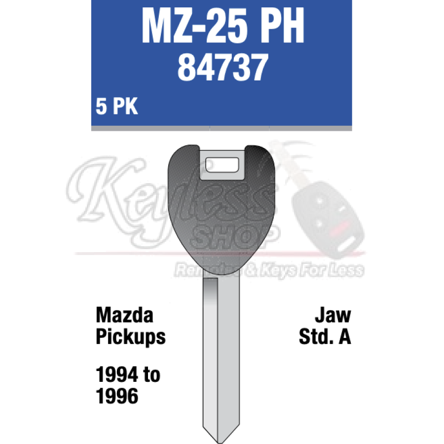 Mz25P Car Rack Keys