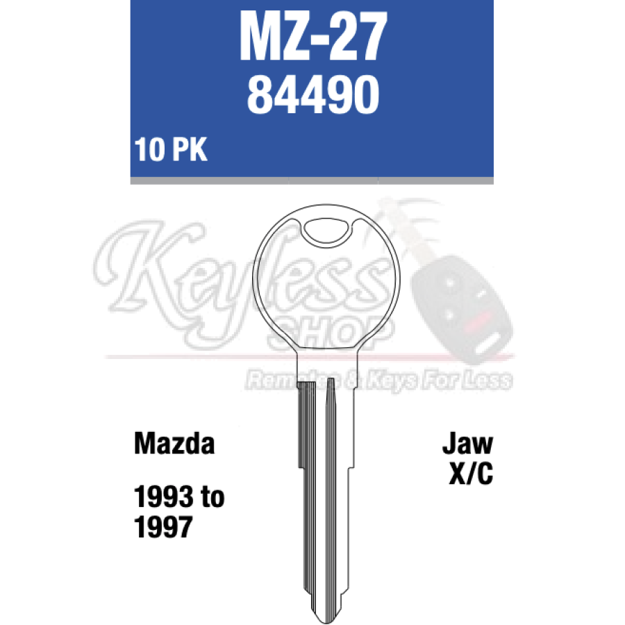 Mz27 Car Rack Keys