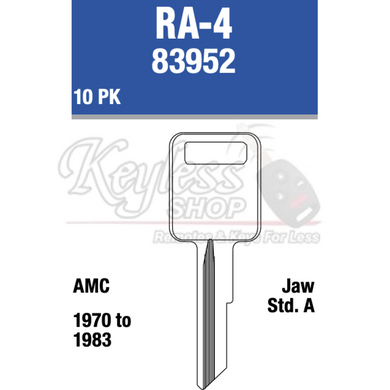 Ra4Al Car Rack Keys