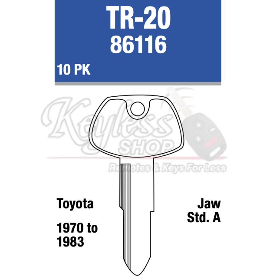 Tr20 Car Rack Keys