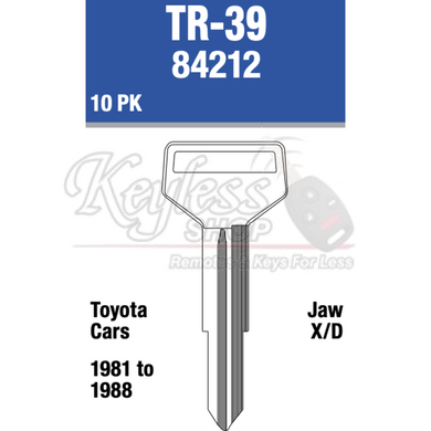 Tr39 Car Rack Keys