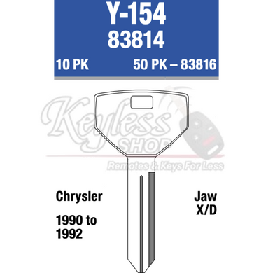 Y154 Car Rack Keys